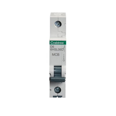6A SP MCB Type D 10kA