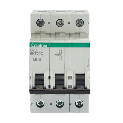 C20 10kA 3P MCB (3 Module Width)