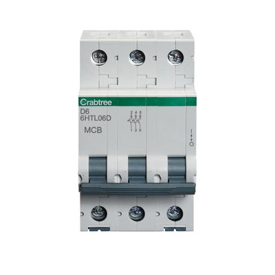 6A TP MCB Type D 10kA