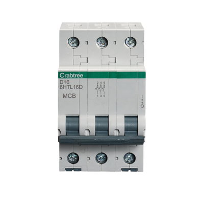 16A TP MCB Type D 10kA