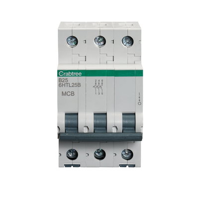 25A TP MCB Type B 10kA