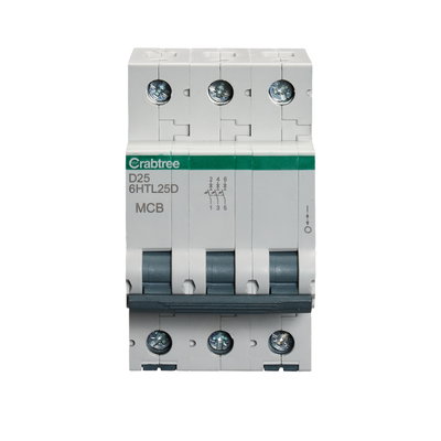 25A TP MCB Type D 10kA