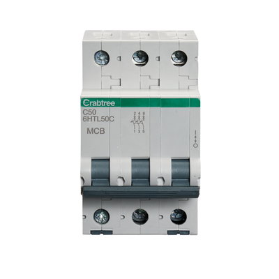 50A TP MCB Type C 10kA