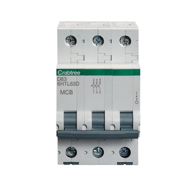 63A TP MCB Type D 10kA