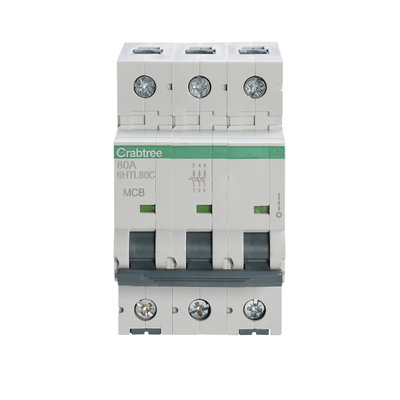 80A TP MCB Type C 10kA