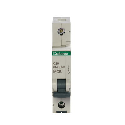 20A SP Type C 6kA MCB
