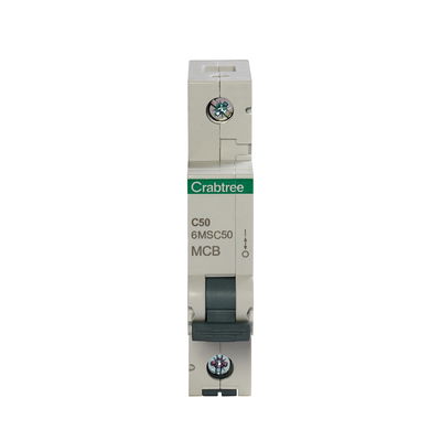 50A SP Type C 6kA MCB