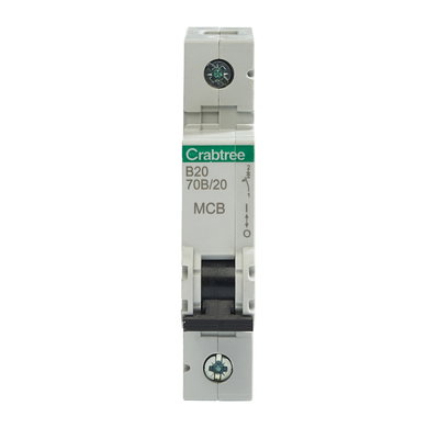 B20 16kA 1P MCB (1 Module Width)