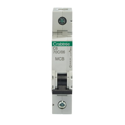 C6 16kA 1P MCB (1 Module Width)