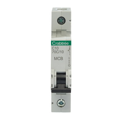 C10 16kA 1P MCB (1 Module Width)