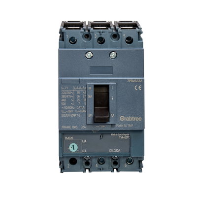 32A 36kA 3P 7PBV MCCB ATFM c/w Box Terminals