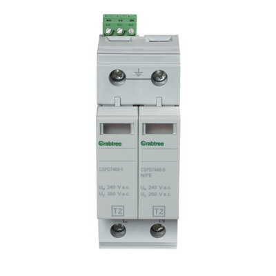 Type 2 SPD for 1P 3-wire Systems (2 Modular Width)