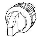 Selector sw, 3-pos, thumb-grip
