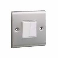 10A 2G 2W SWITCH - STAINLESS STEEL