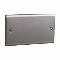2G BLANK PLATE - STAINLESS STEEL