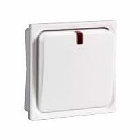 20A DOUBLE POLE BROAD ROCKER INDICATOR