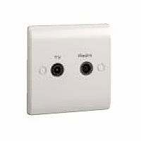 2G TV/RADIO OUTLET SCREENED