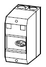 Enclosure, insul'd, IP40, PKZM01
