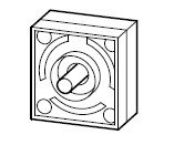 Coupling drive + shaft, P1/T0/T3