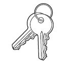 Spare key profile half cylinder