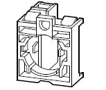 Contact+adaptor, 1N/C, flush mtg