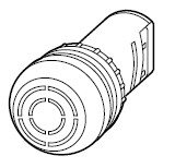 Acoustic indicator, IP40, BA 9s