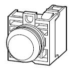 Complete assy, flush, green, 'I'