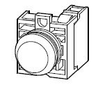 Complete assy, flush, red, '0'