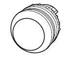 Illuminated PB, flush, white