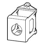 DIN rail mounting adaptor