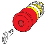Actuator, E-Stop, key reset