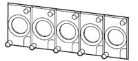 Fixing plate for M22-H... shrouds