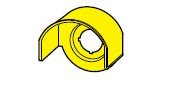 Guard ring for E-Stop, yellow