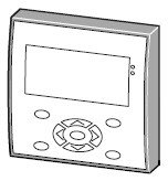 LCD display 80 mm with keys