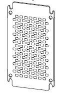 300x200 Mount Plate + punch holes