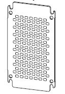 300x200 Mount Plate + punch holes