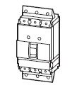 NZM1 MCCB 100A 3P 25kA mag only