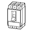MCCB, 125A, 3P, 25kA, motor type
