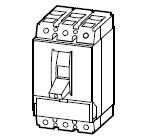 MCCB, 160A, 3P, 100kA, mag only