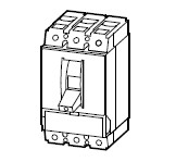 MCCB, 100A, 3P, 150kA, t-delay