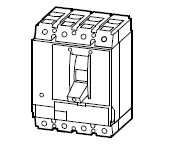 MCCB, 250A, 4P (N=60%), 50kA
