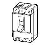 MCCB, 160A, 3P, 50kA, mag only