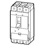 MCCB, 630A, 3P, 50kA, std elec