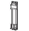 DIN rail adaptor plate