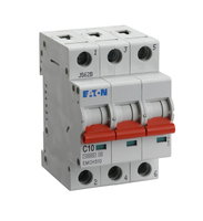 Eaton MCB 10A 10/15kA Trip Type C 3P