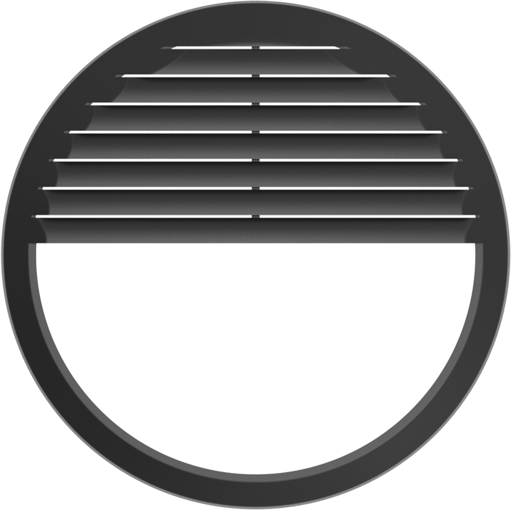 ECOLINK BULKHEAD TRIM EYELID GRILLE BLACK