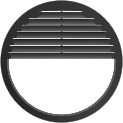 ECOLINK BKD TRIM EYELID GRILLE BLACK