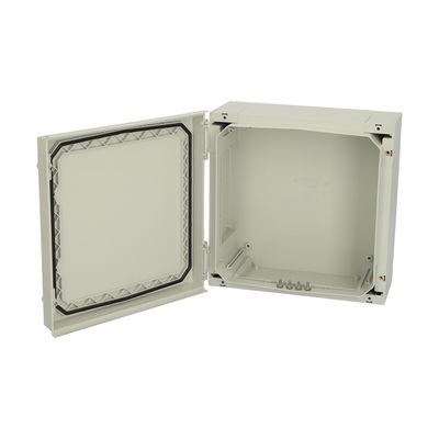 NEO PC 323215 G Hinged polycarbonate enclosure with grey cover -