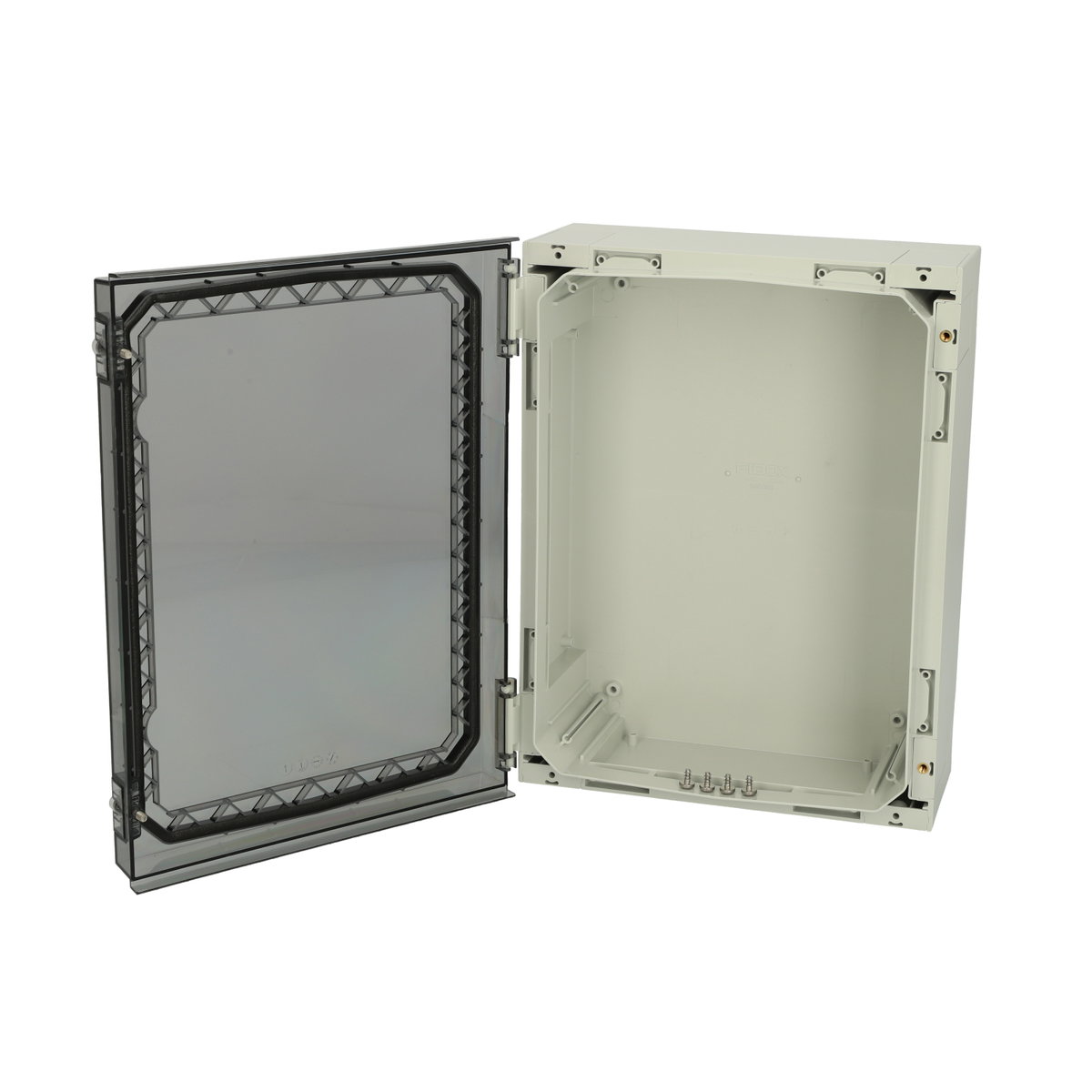 NEO PC 423215 T Hinged polycarbonate enclosure with transparent cover -