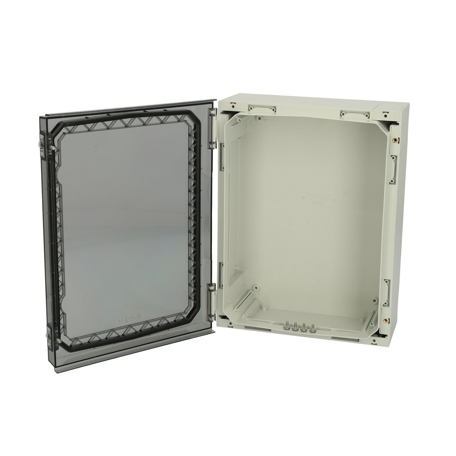NEO PC 423215 T Hinged polycarbonate enclosure with transparent cover -